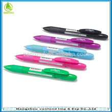 promotional click plastic window pen with rotating advertising message